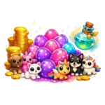🐱【Adopt Me】 💥 Candy eggs: 586k : 586,384 📊 1 Pot 💸 55k Bucks: 55,986$ ✅ Instant Delivery