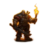 Albion Online character using skills and abilities, representing Mastery Leveling for improving weapon, armor, and profession proficiency.