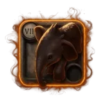 Albion Online Mammoth Calf, representing a young mount available for taming and in-game transportation.