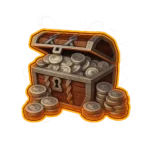 Albion Online Silver coins, representing the in-game currency used for trading, purchasing, and economic progression.