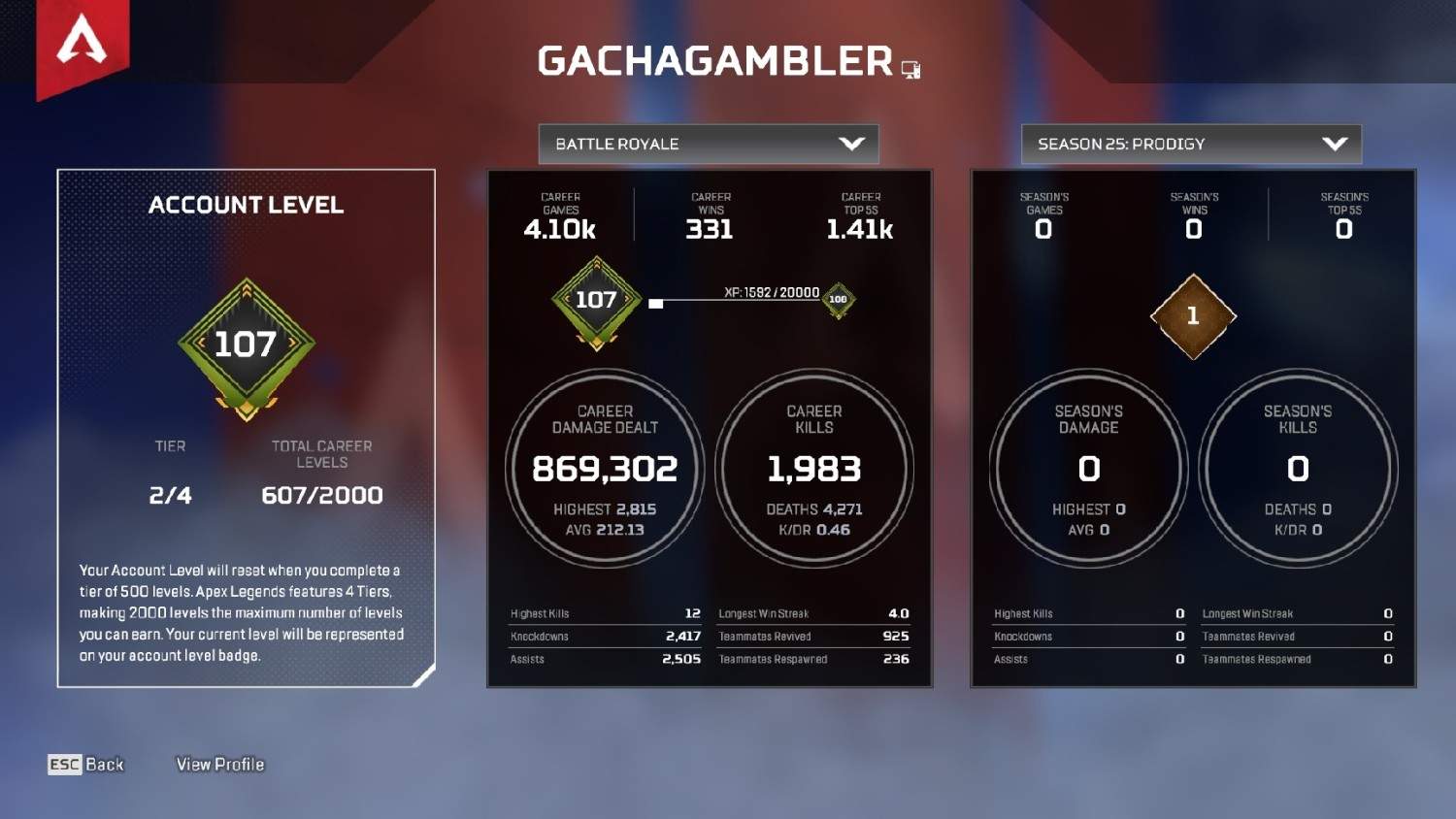 Apex Legends accounts