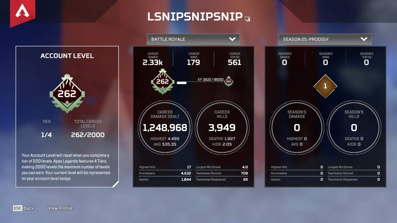Apex Legends accounts