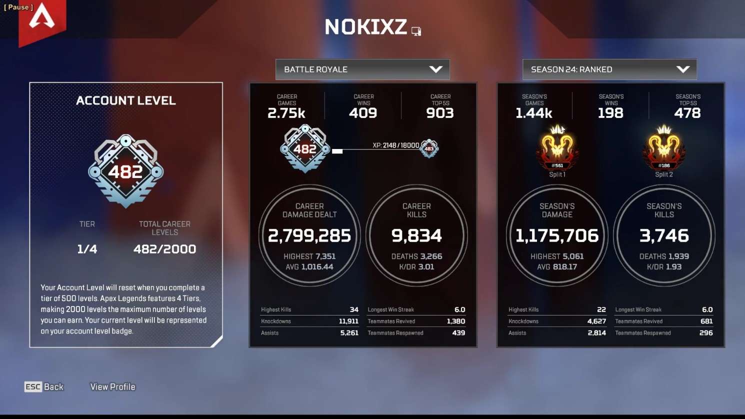 Apex Legends accounts