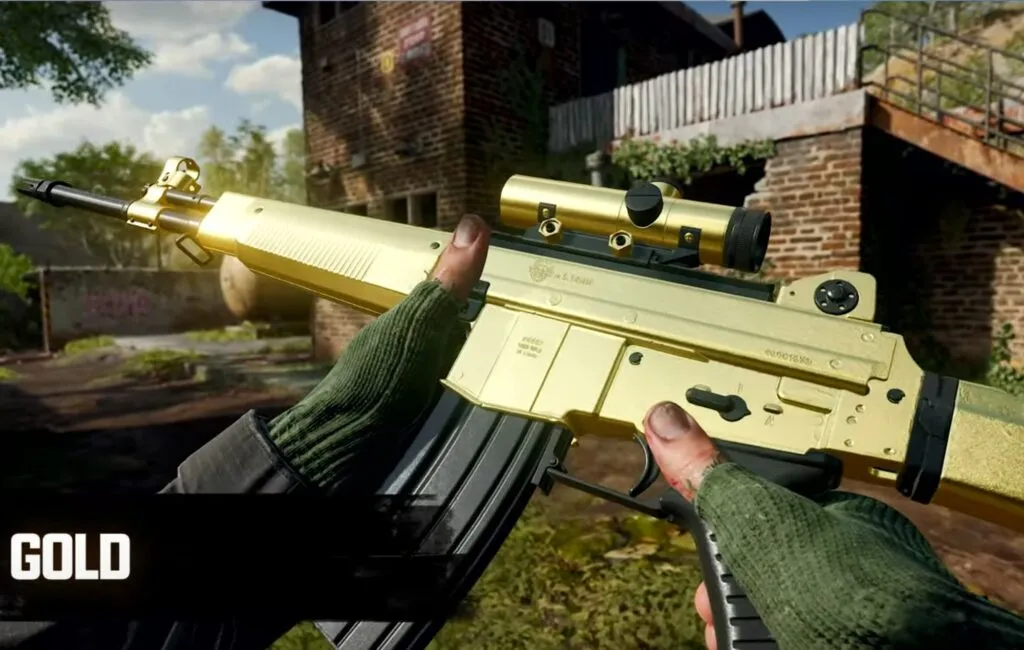 gold rifle call of duty
