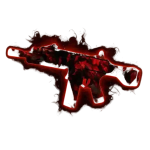 A dark gun skin infested with glowing green ooze and creeping alien-like tendrils.