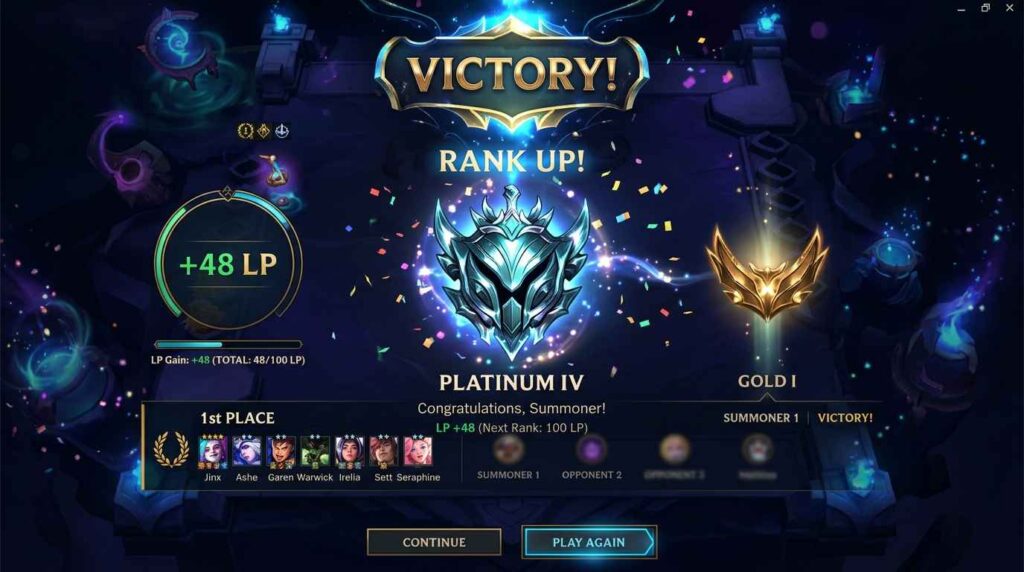 TFT LP gain rank promotion 2026 how LP works Teamfight Tactics ranked
