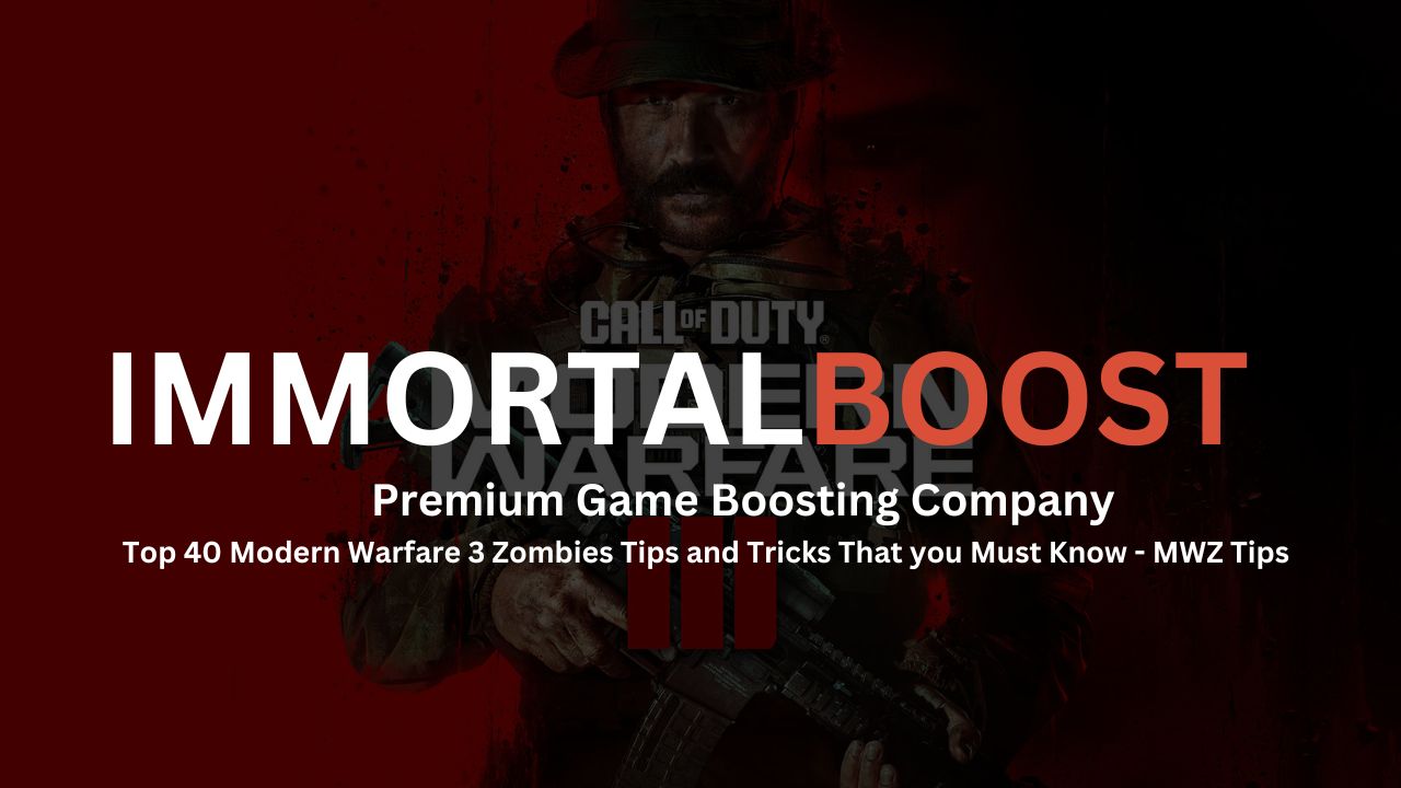 Immortalboost Brand logo and title of the topic (mw3 zombies tips and tricks