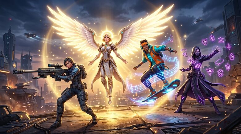 Overwatch 2 support heroes 2026 Ana Mercy Lucio Kiriko healing abilities