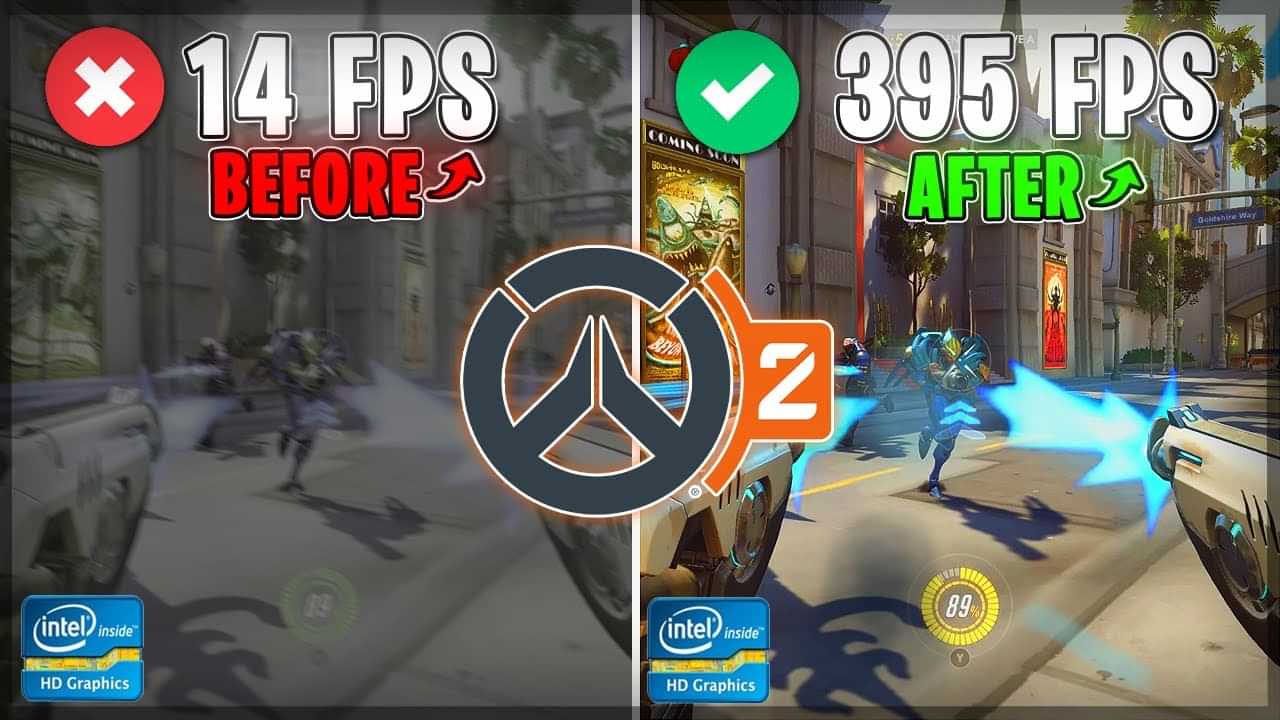 Difference between Overwatch 2 before and after FPS
