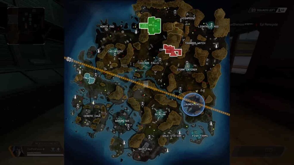 Apex Legends Storm Point Map Layout 