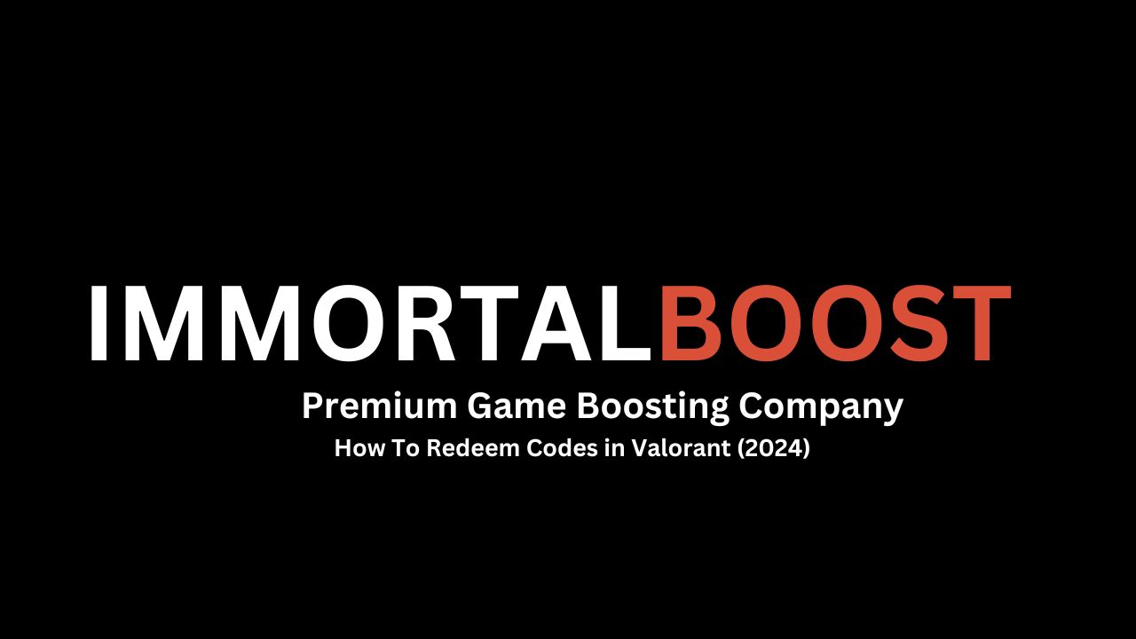 Immortalboost logo and title of topic (how to redeem codes)
