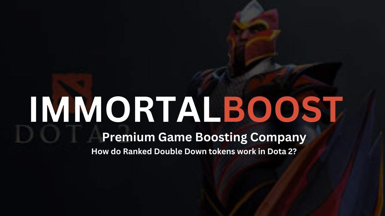 Immortalboost logo and title saying (How to get double down tokens )