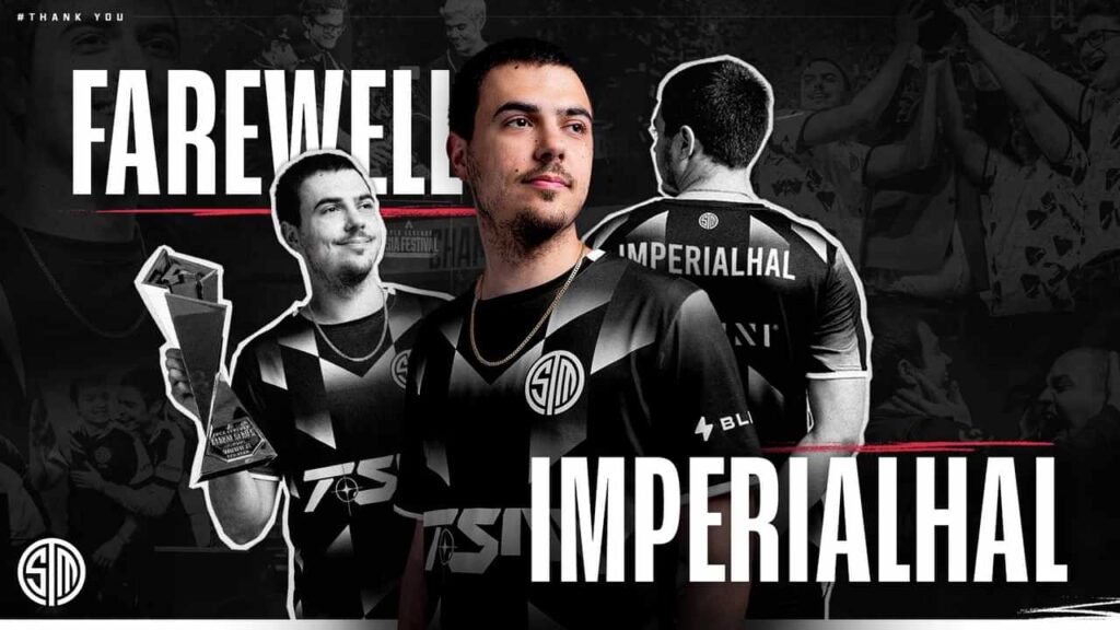 Title saying Apex Legends: ImperialHal Abandons TSM
