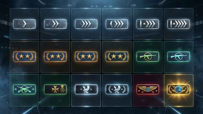 CS2 Competitive ranks 2026 all 18 Silver to Global Elite skill groups explained