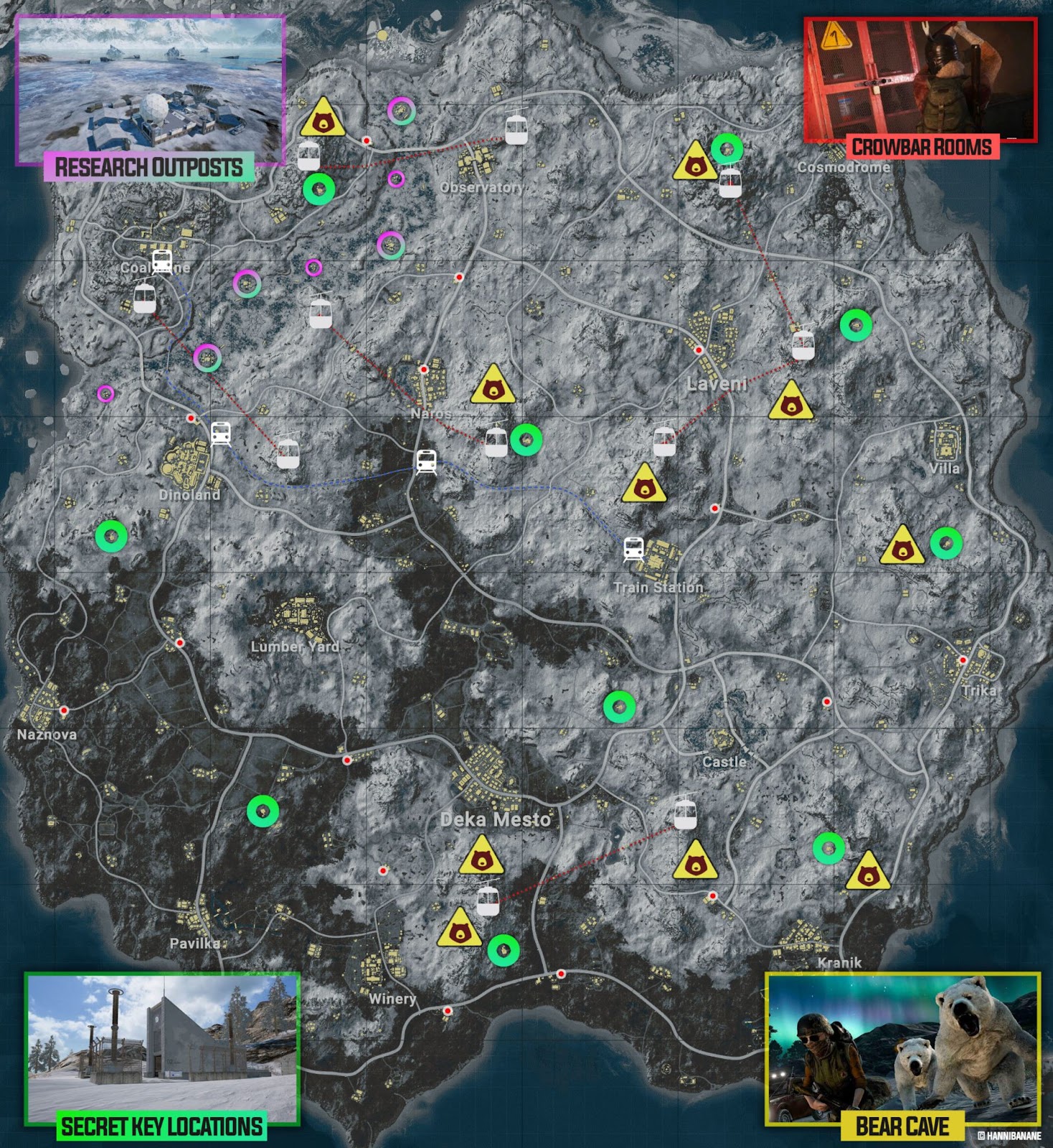 Find all Secret Locations In PUBG, Key Card, Security Room 2025