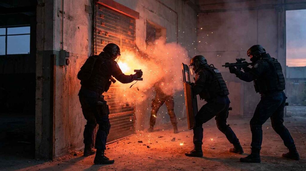 breaching