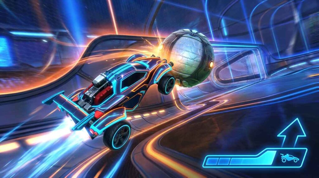 rocket league car aerial