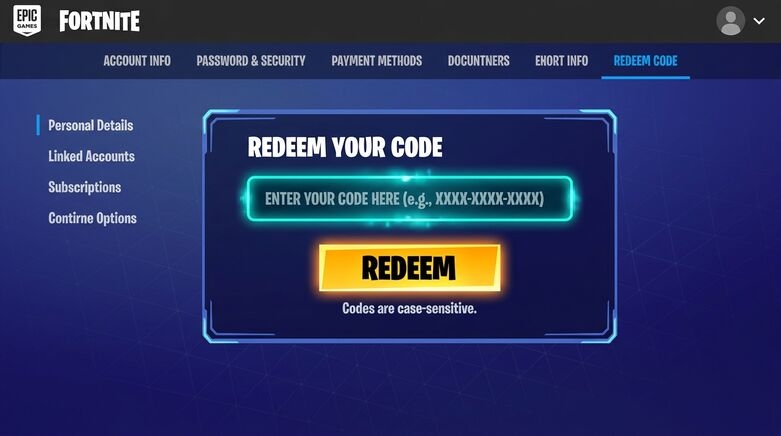 How to redeem Fortnite codes 2026 Epic Games account step by step guide