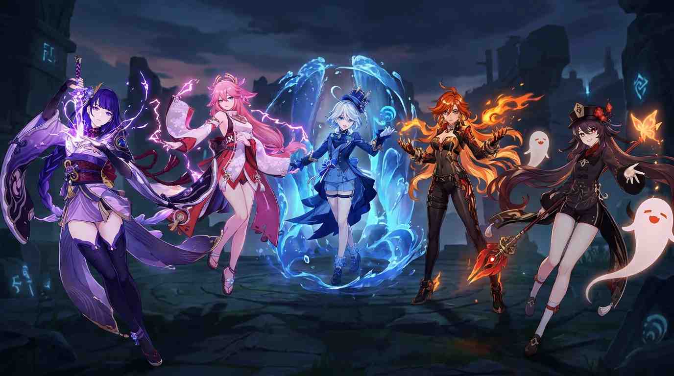 Best Genshin Impact female characters 2026 most popular beautiful design ranked
