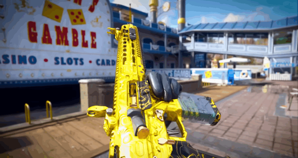 Golden Damascus camo 