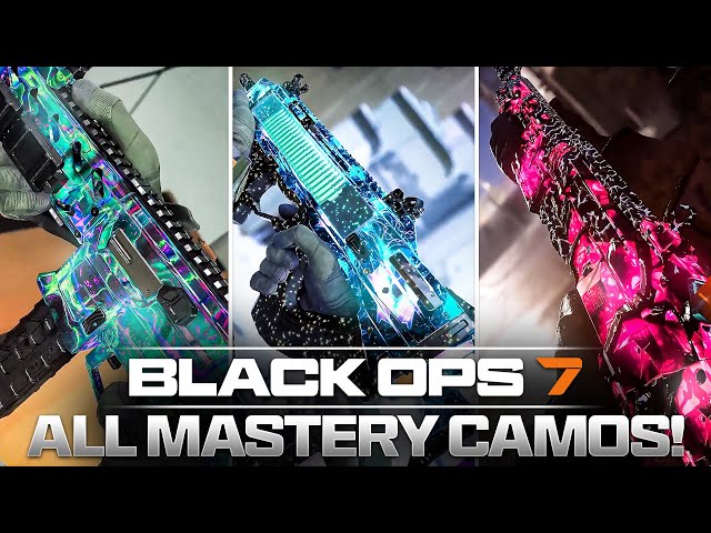 Black Ops 7 mastery camos