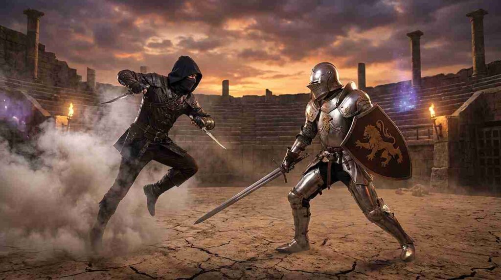 assassin duels knight