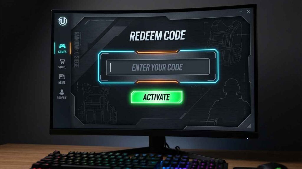 How to redeem Rainbow Six Siege codes 2026 Ubisoft Connect PC PlayStation Xbox steps
