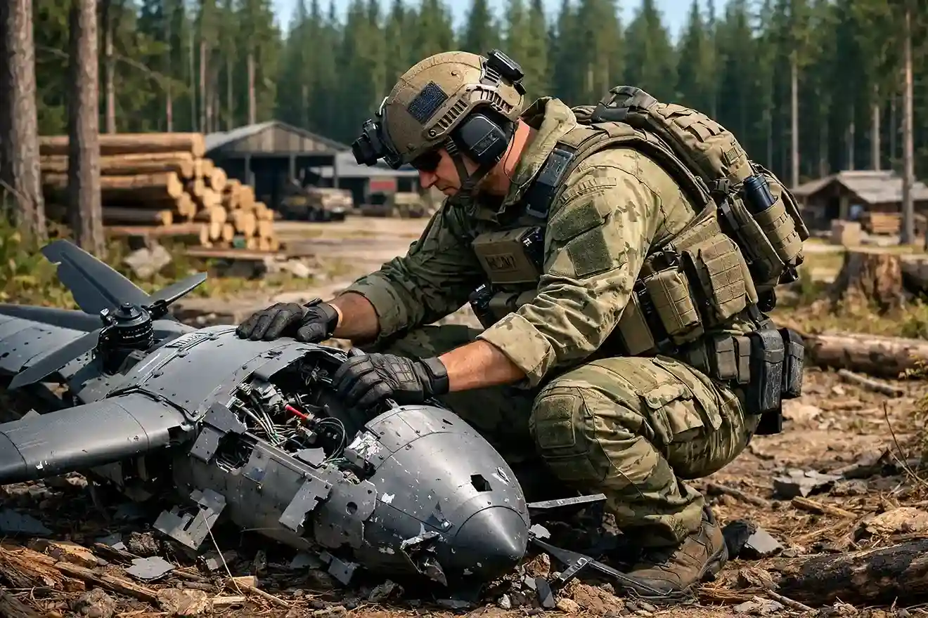 Escape from Tarkov Lend-Lease Part 1 quest guide showing drone part search location