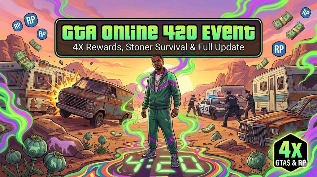 GTA Online 420 Event: 4X Rewards, Stoner Survival & Full Update Breakdown