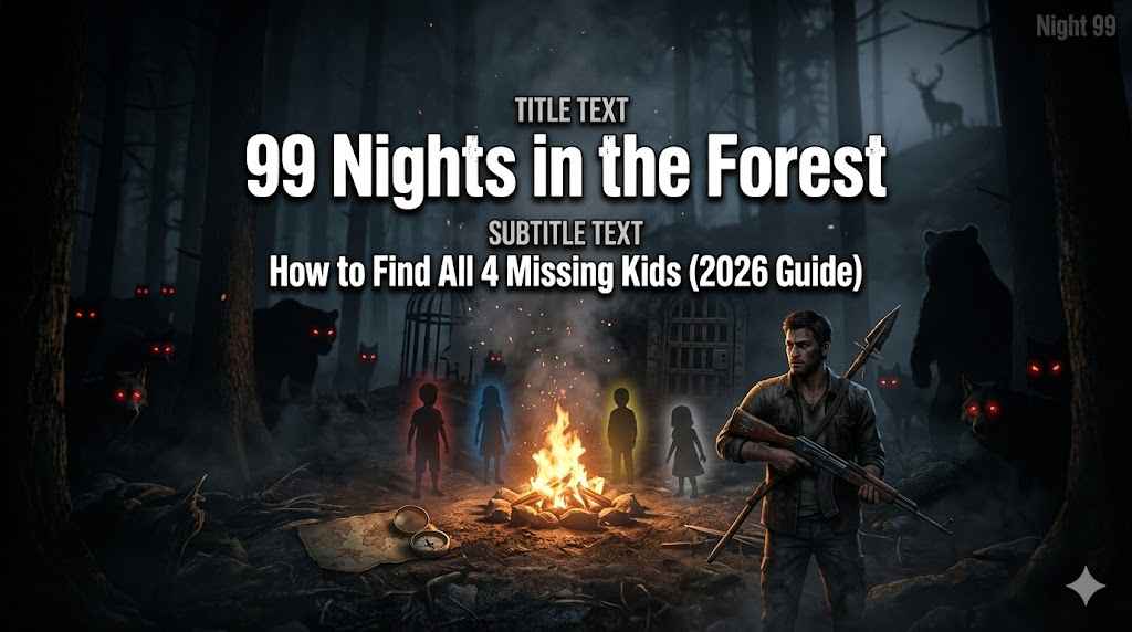 99 Nights in the Forest: How to Find All 4 Missing Kids (2026 Guide)