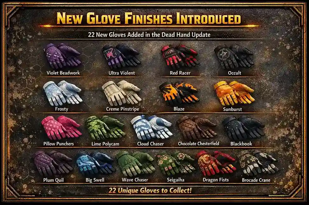 CS2 Dead Hand Update: Full Breakdown of New Skins and Gloves