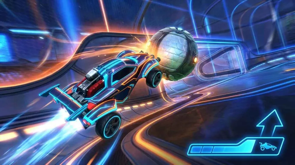 rocket league car aerial