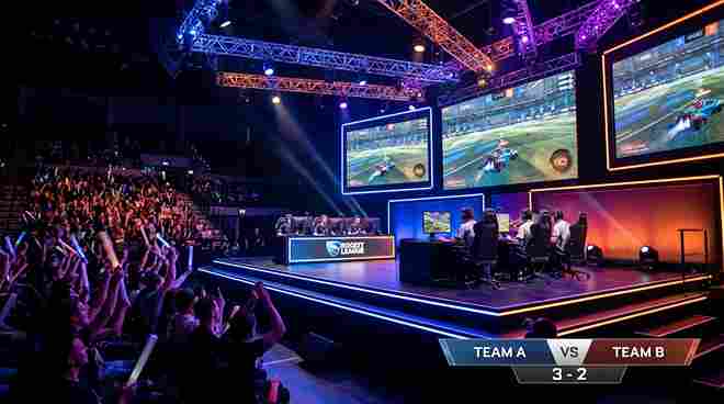 RL esports event arena