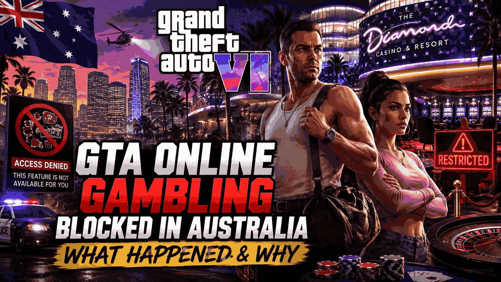 GTA Online Gambling Blocked in Australia: What Happened & Why