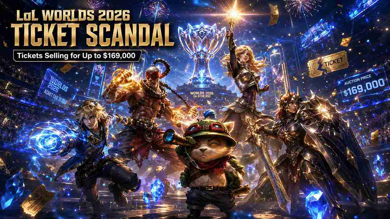 LoL Worlds 2026 Tickets Scalped for Hundreds of Thousands: Full Story