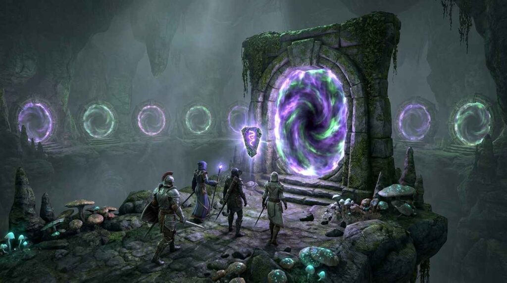 adventures entering glowing 