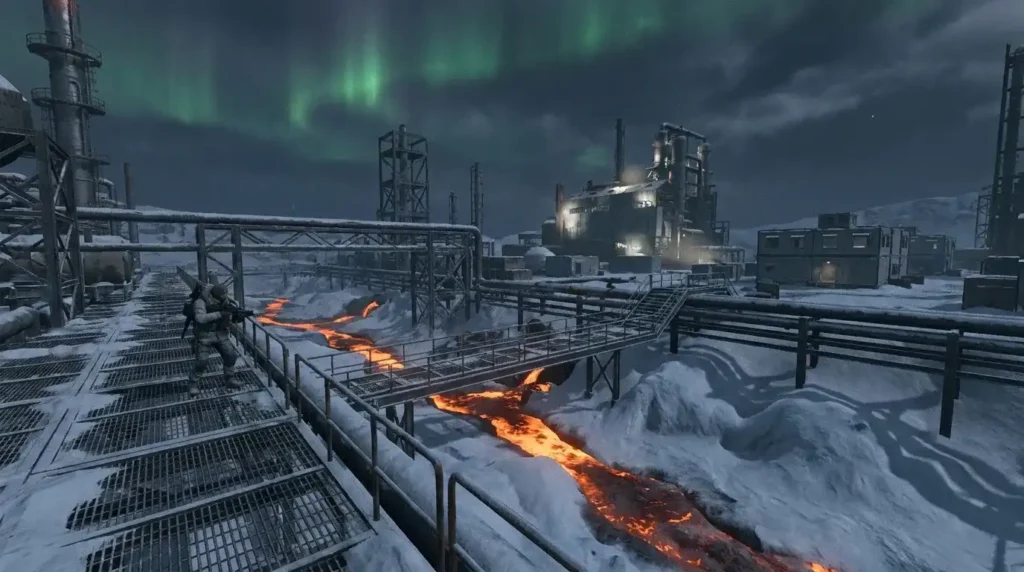 Apex Legends Season 30 World's Edge map update aurora borealis new POIs