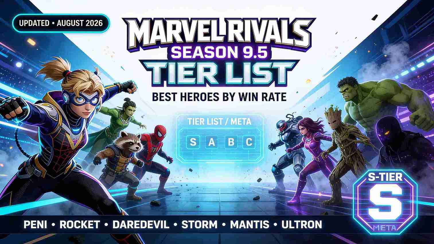 Marvel Rivals Season 9 Tier List 2026: Best Heroes by Win Rate