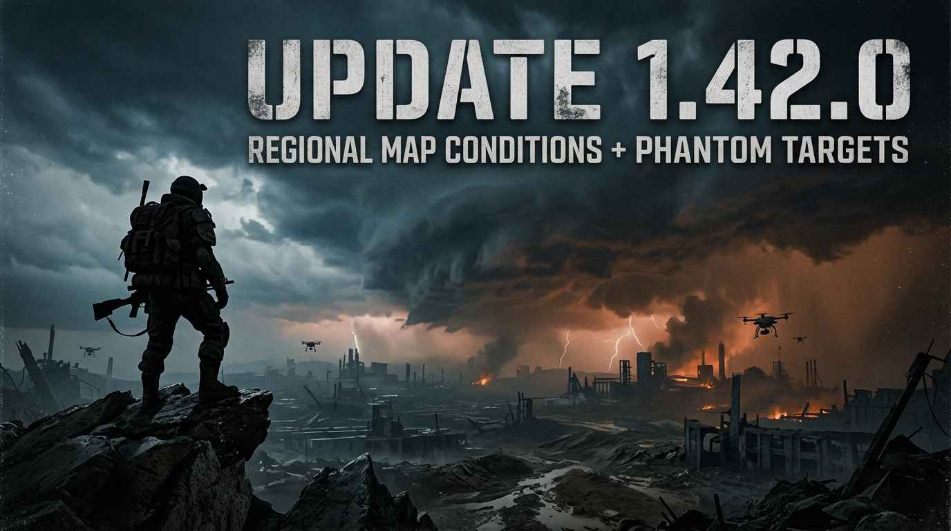 ARC Raiders update 1.42.0 regional map conditions Phantom Targets Glitched Wasps patch notes