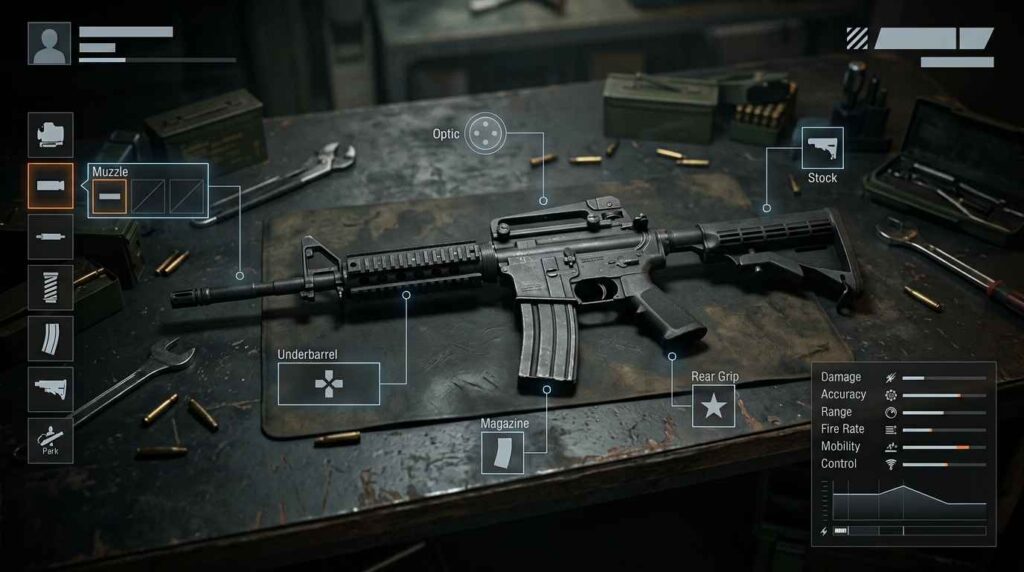 Modern Warfare 4 beta loadout Gunsmith Apex Attachments Create a Class build