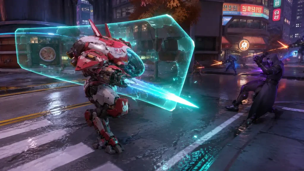 Overwatch 2 D.Mon abilities Plasma Saber Power Barrier gameplay Season 4