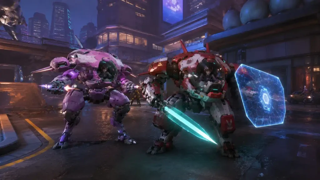 Overwatch 2 D.Mon vs D.Va MEKA Squad mech comparison Season 4