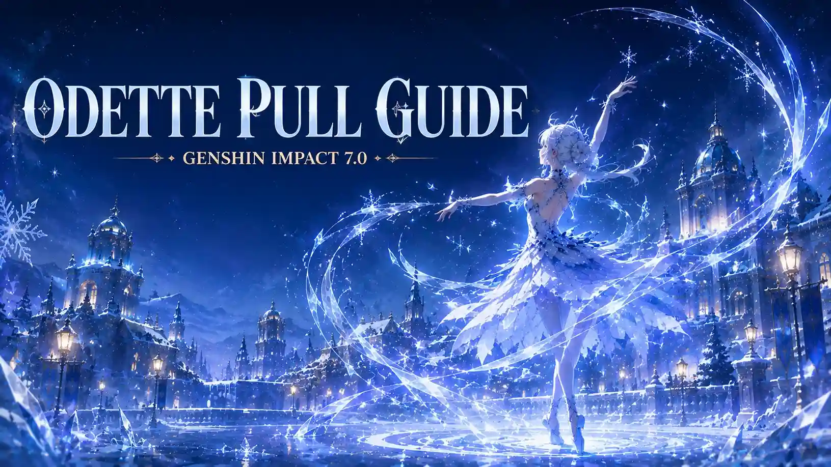 Should you pull Odette Genshin 7.0 kit teams Stellar reactions Cryo Snezhnaya