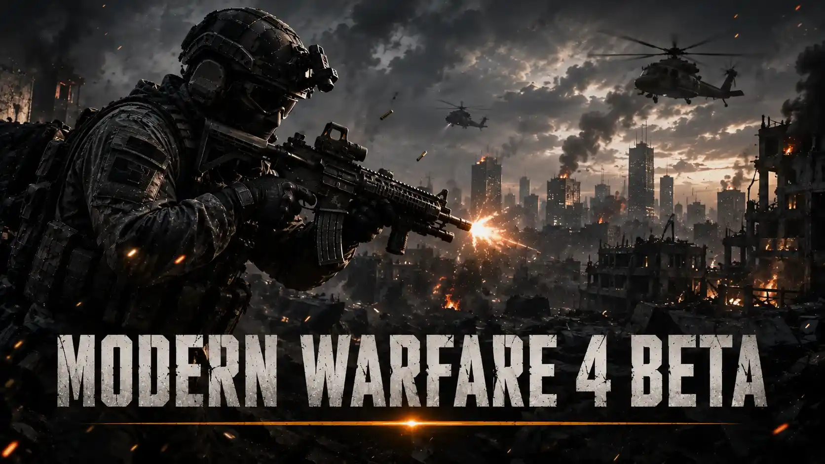 Modern Warfare 4 beta best guns loadouts run first Ballistic Authority assault rifle