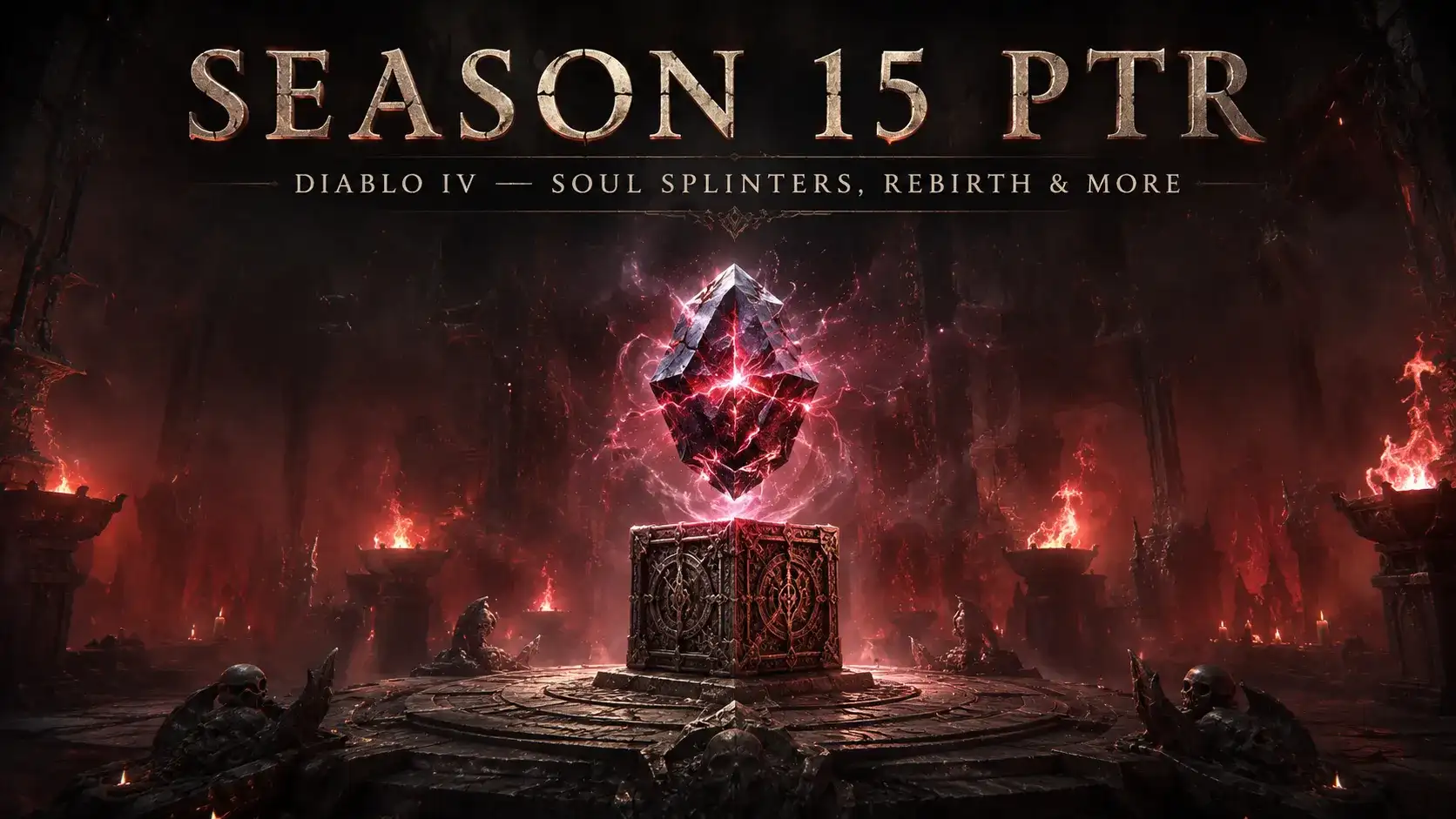 Diablo 4 Season 15 PTR Soul Splinters Rebirth Legacy Uniques patch notes