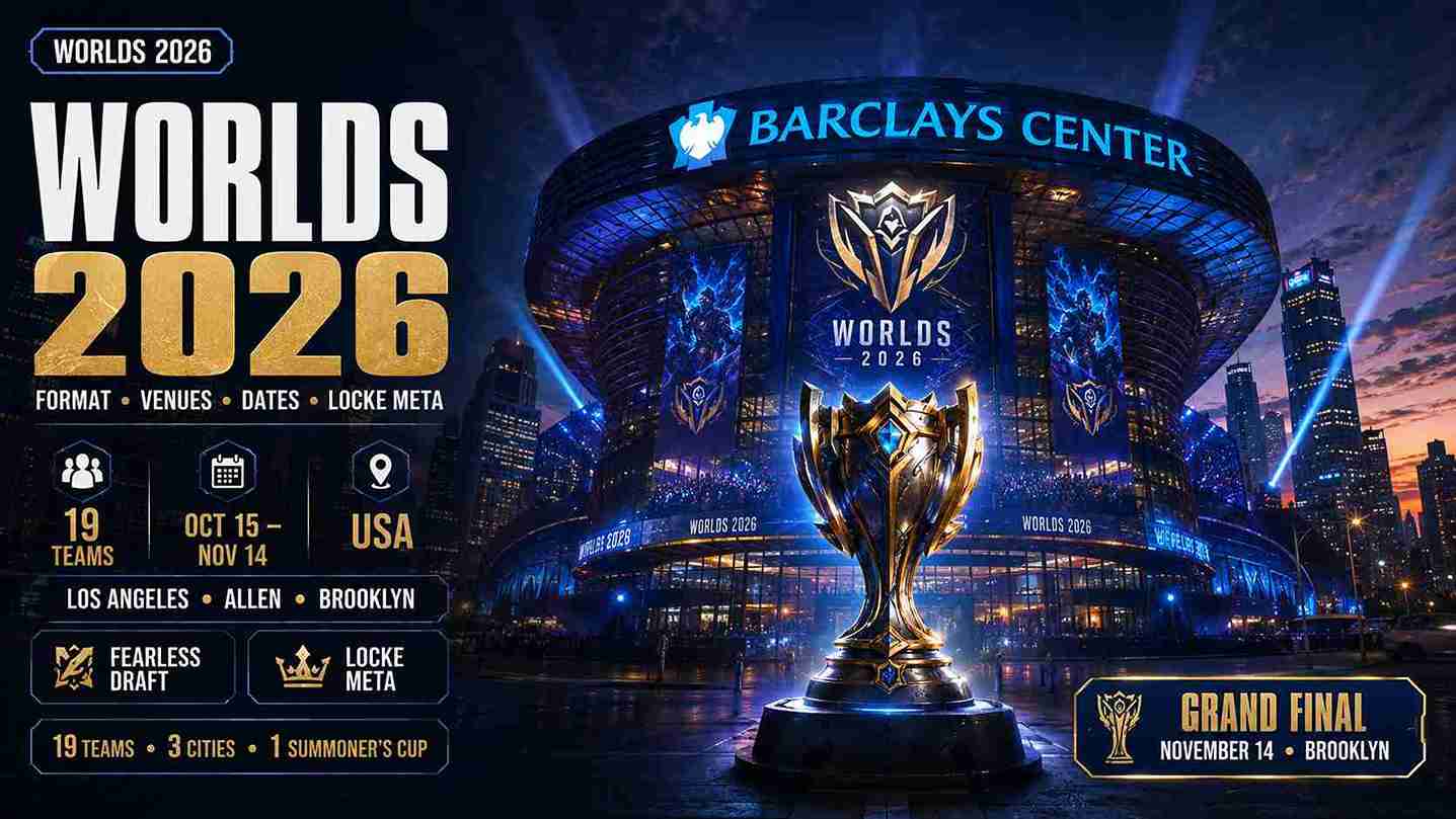 League of Legends Worlds 2026: Format, Venues, Dates & the Locke Meta