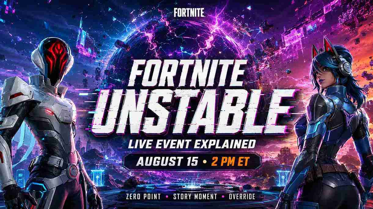 Fortnite Unstable Live Event: Start Time, What Happens & Zero Point Explained