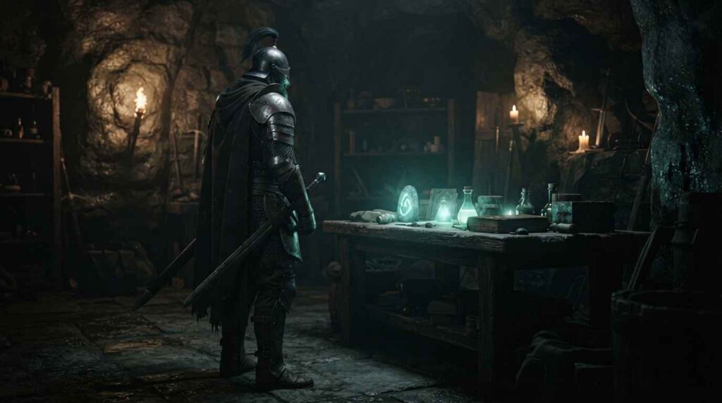 Armored_warrior_standing_in_chamber