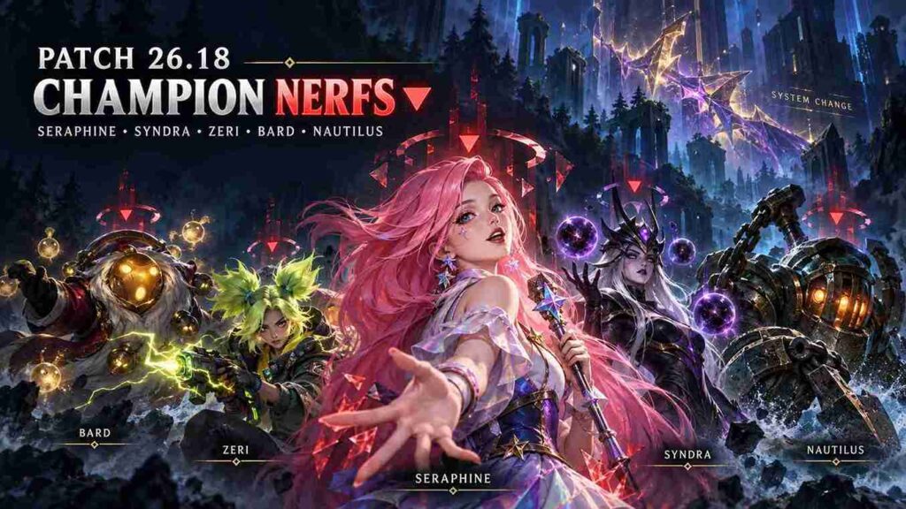 Patch 26.18 Champion Nerfs