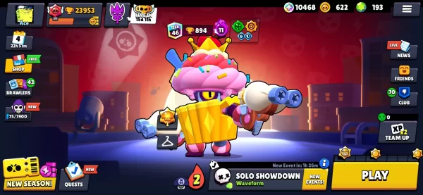 66 Brawlers & 80+ Skins Brawl Stars Account